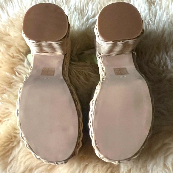 Jeffrey Campbell Tea Party Chunky Platform Suede Sandals - Picture 6 of 7